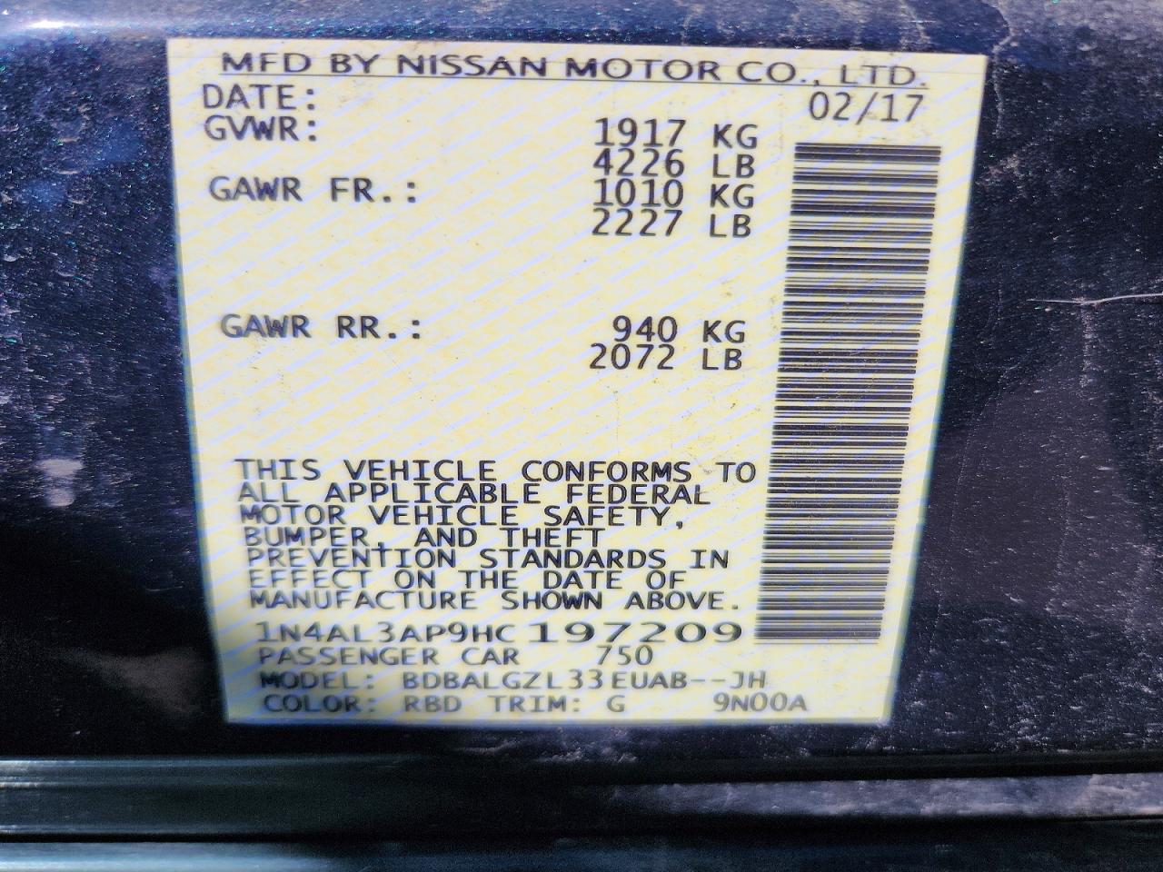 Nissan Altima 2.5 S