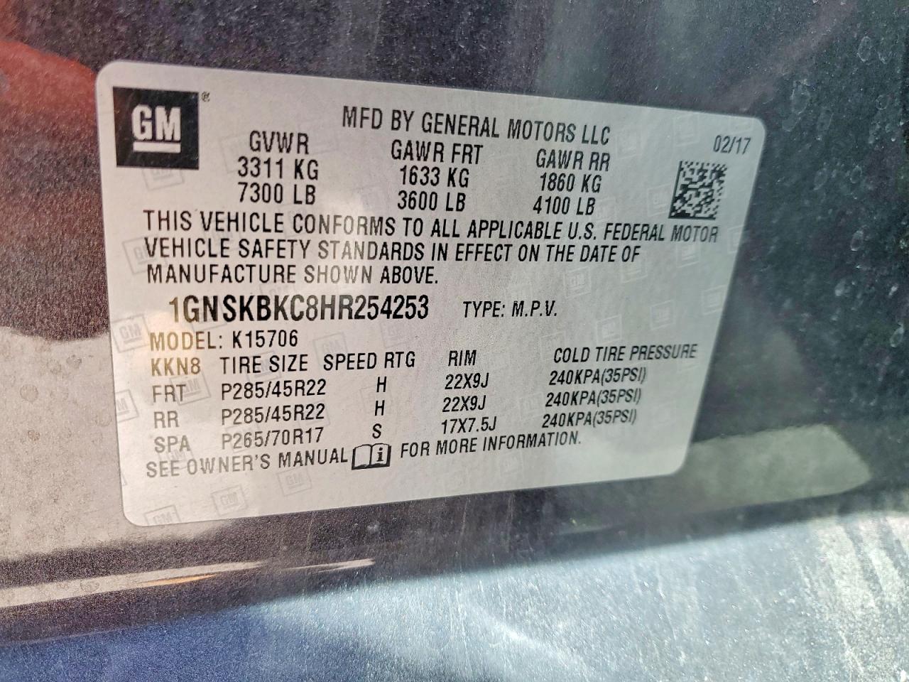 Chevrolet Tahoe K1500 Lt