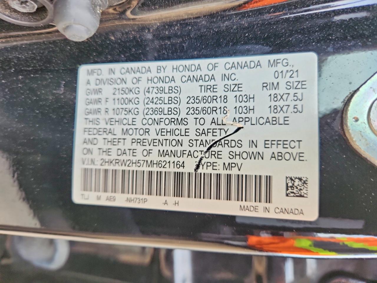 Honda Crv Ex