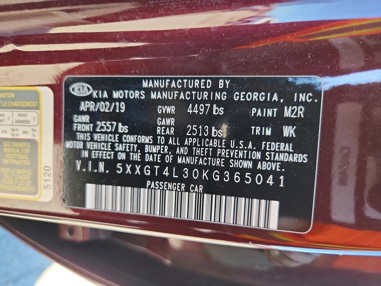 Kia Optima Lx