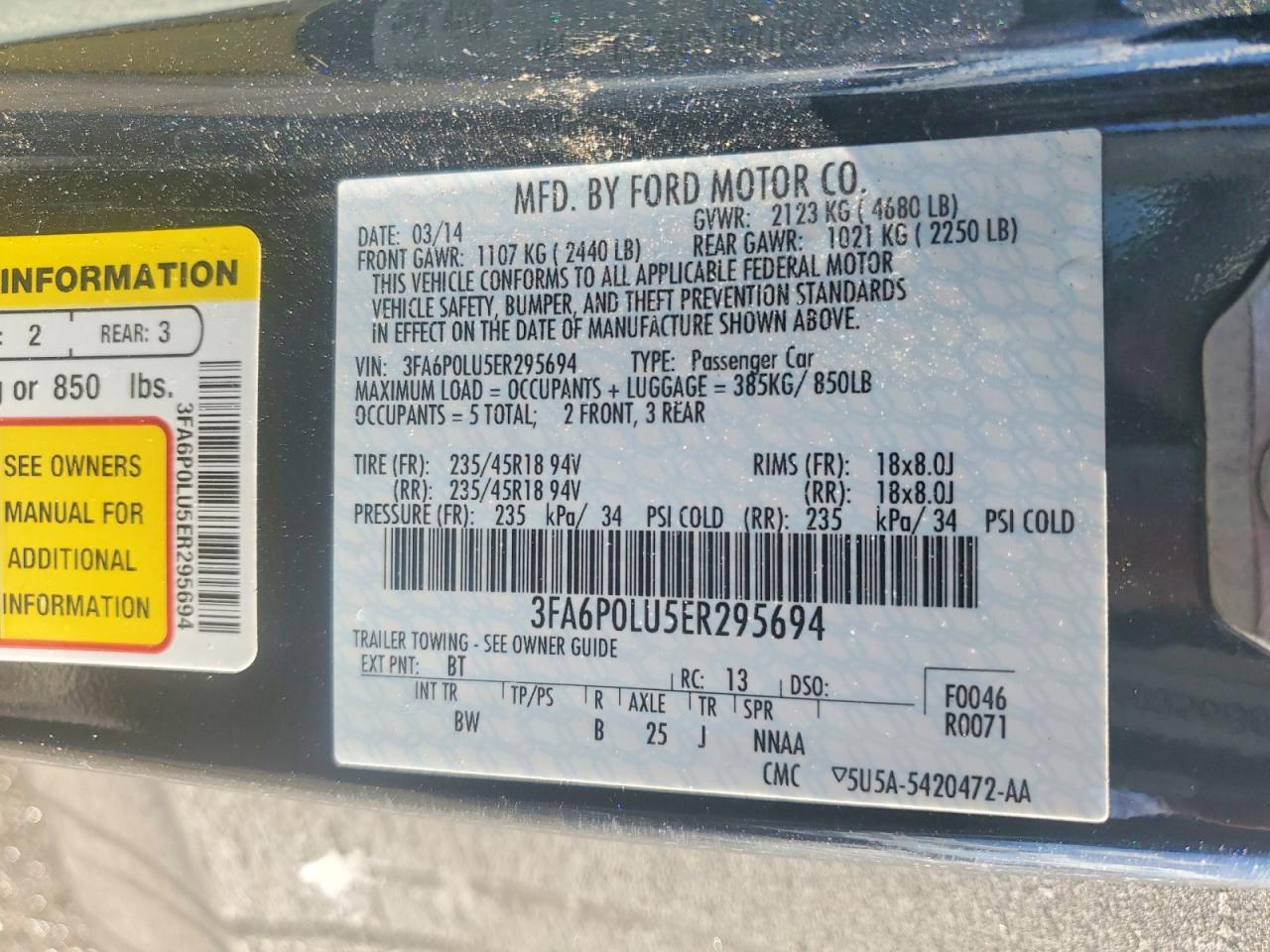 Ford Fusion Se Hybrid