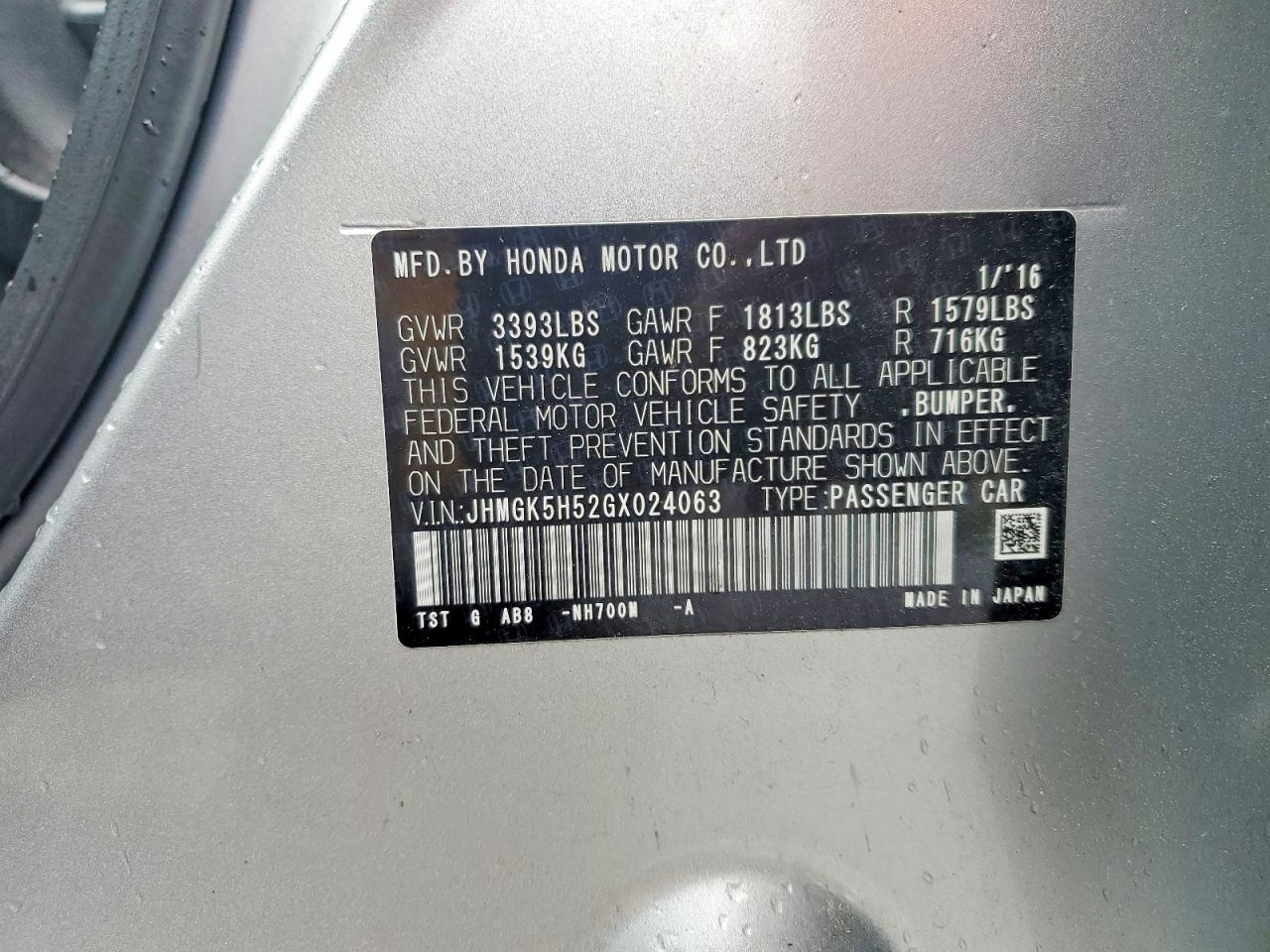 Honda Fit Lx