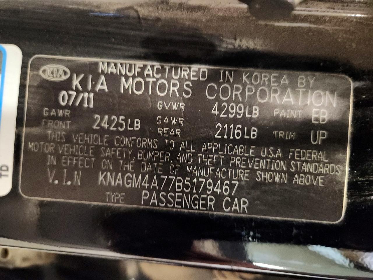 Kia Optima Lx