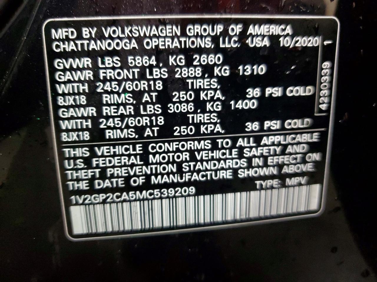 Volkswagen Atlas S