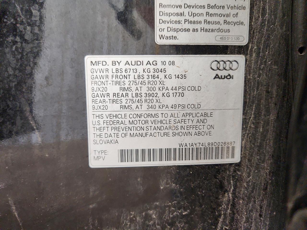 Audi Q7 3.6 Quattro