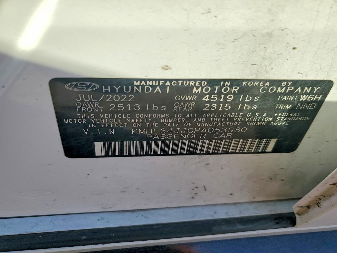 Hyundai SONATA Sel