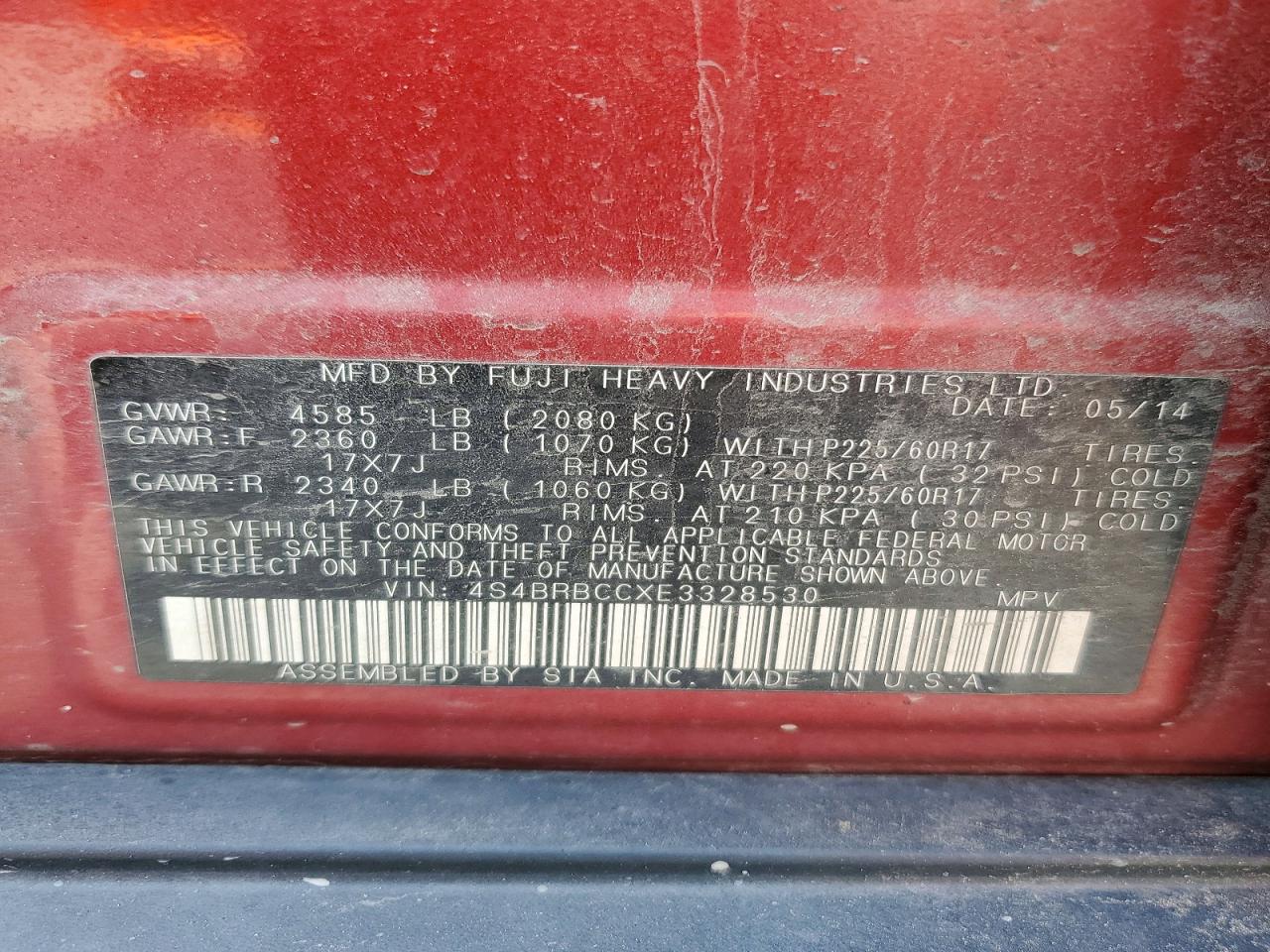Subaru Outback 2.5i Premium