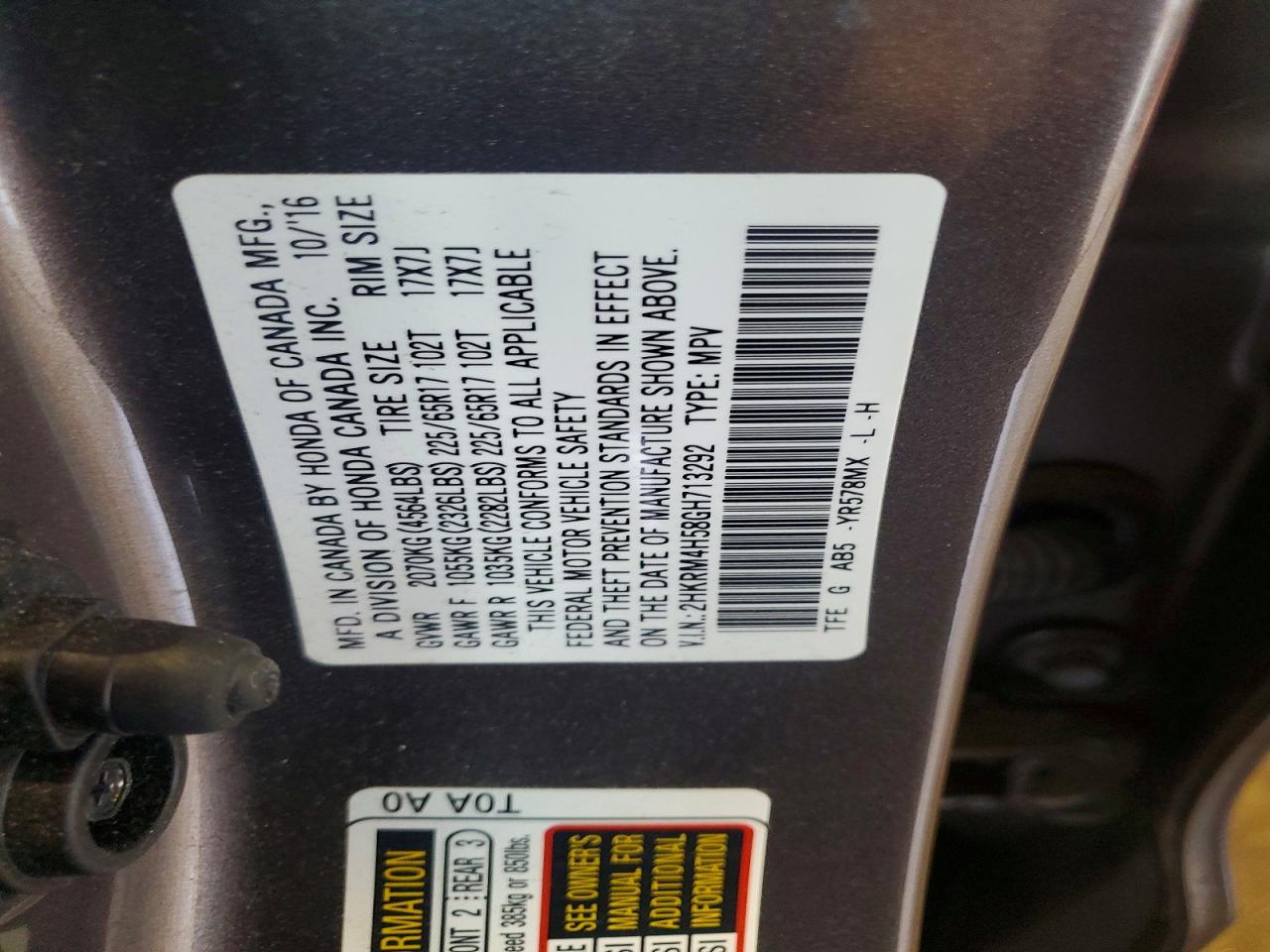 Honda Crv Ex