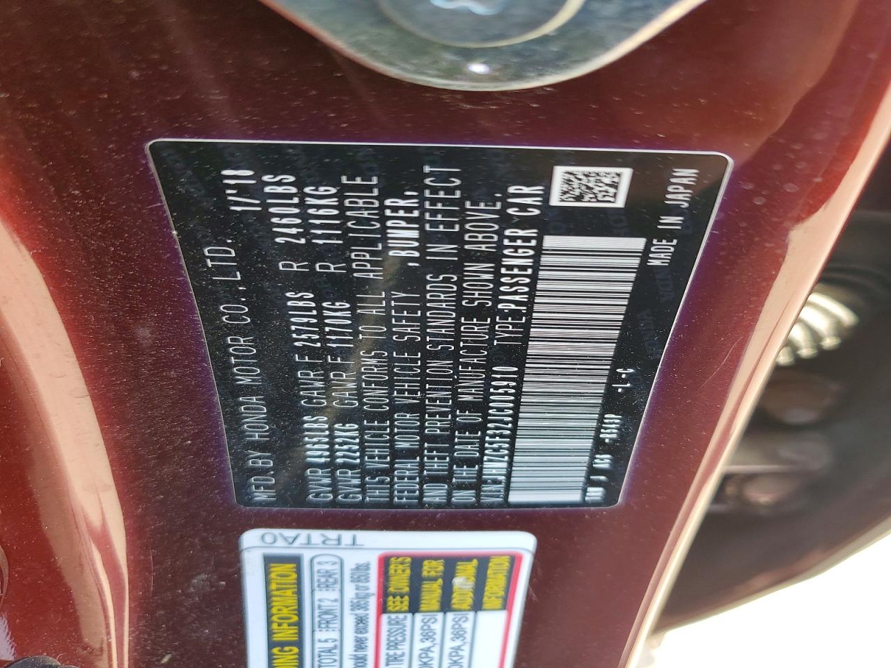 Honda Clarity Touring