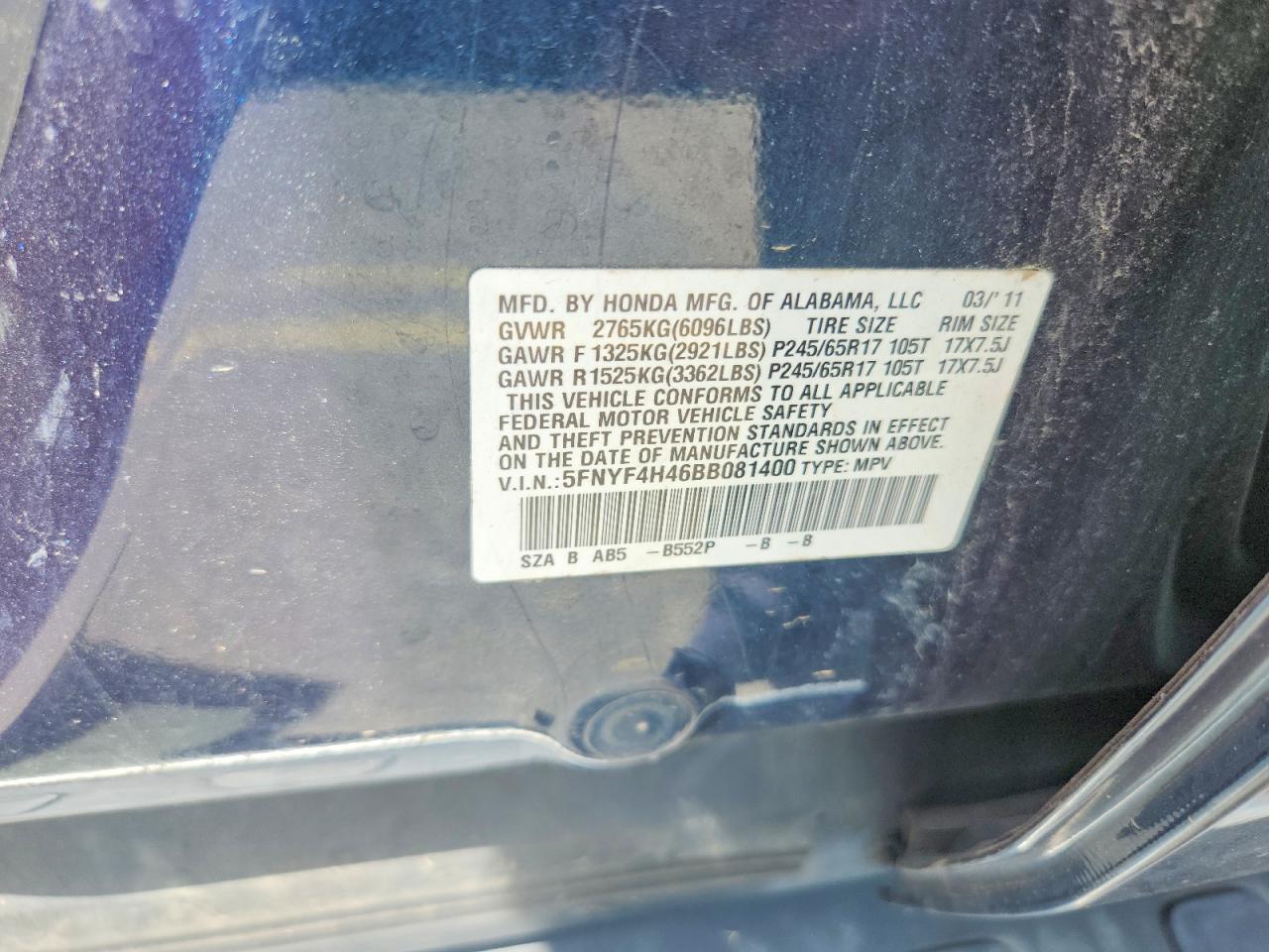 Honda Pilot Ex