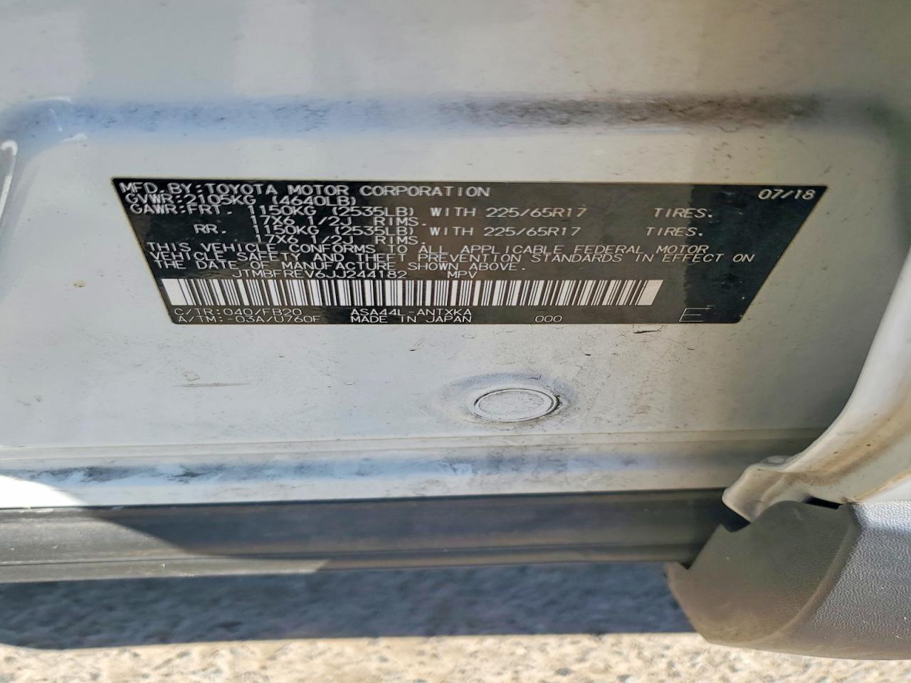 Toyota RAV4 Le