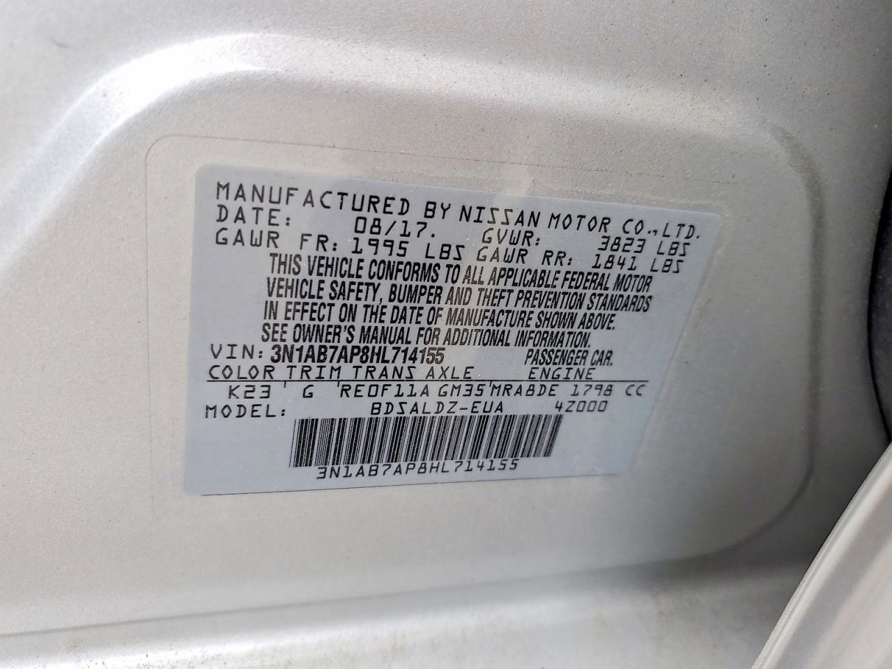 Nissan Sentra Sv