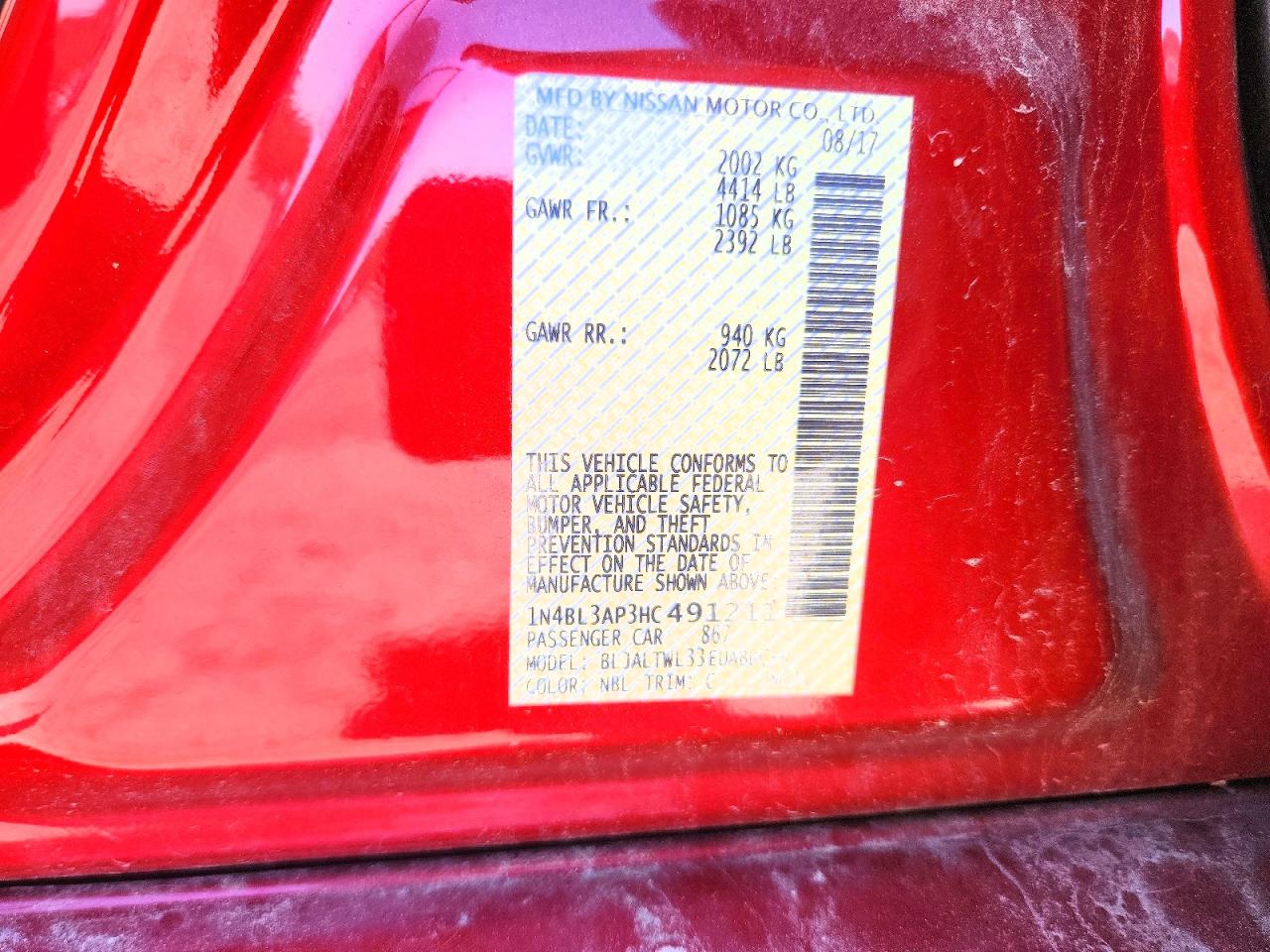 Nissan Altima 3.5 Sl