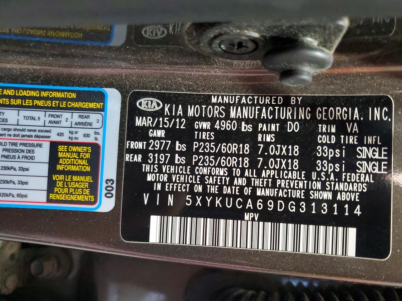 Kia Sorento Ex
