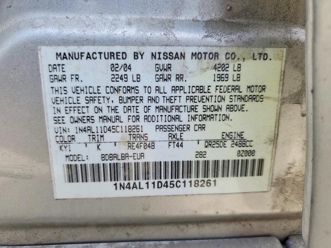 Nissan Altima 2.5