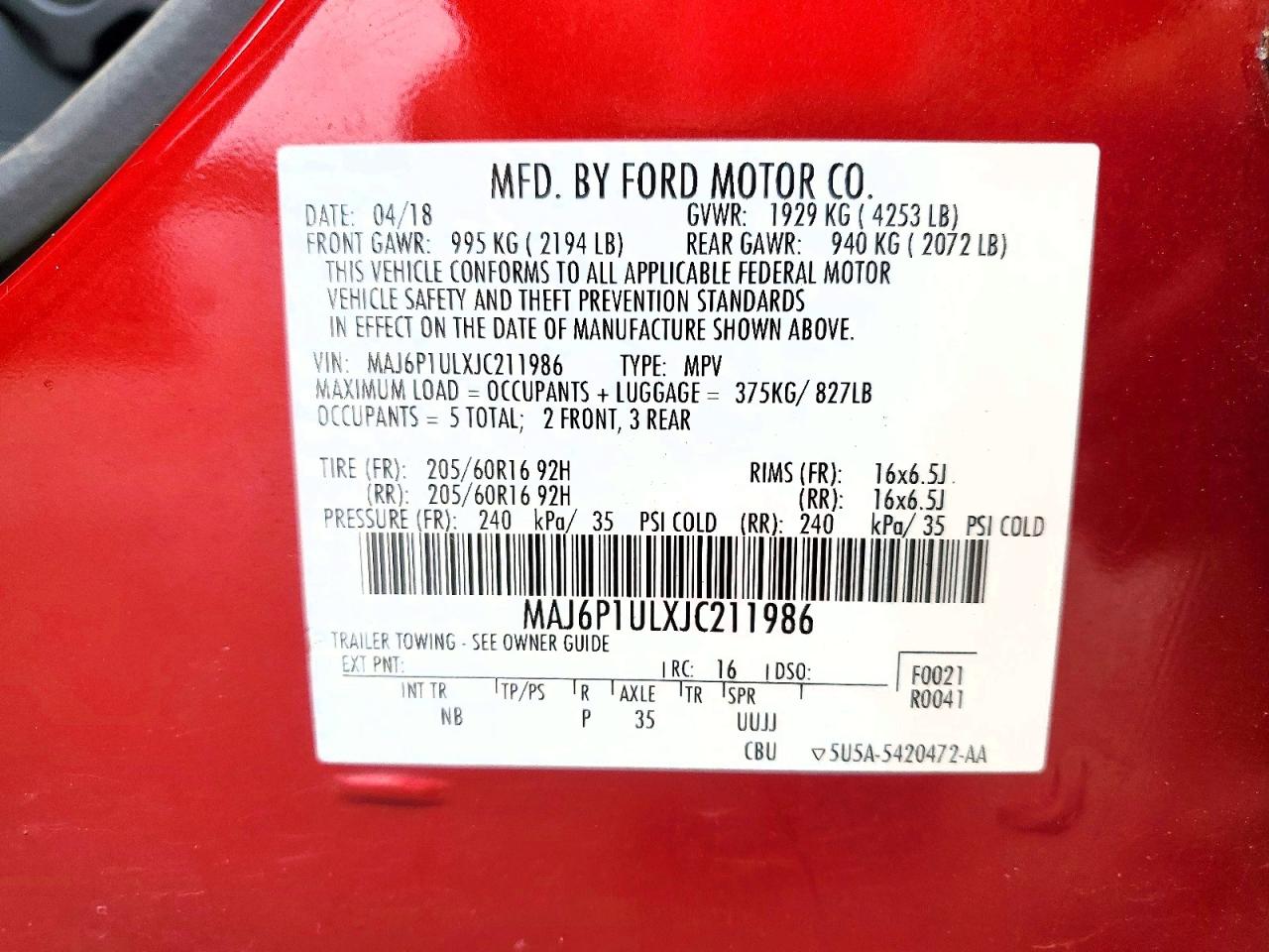 Ford EcoSport Se