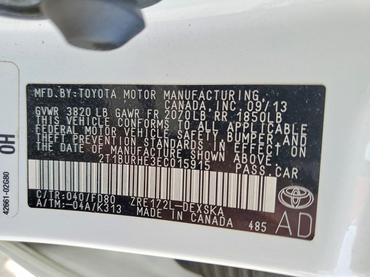 Toyota Corolla S Plus