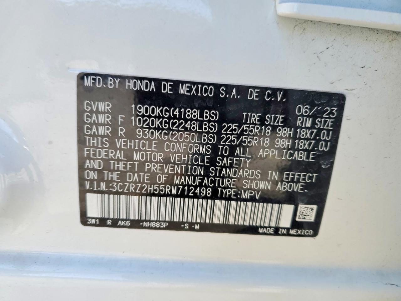 Honda HR-V Sport