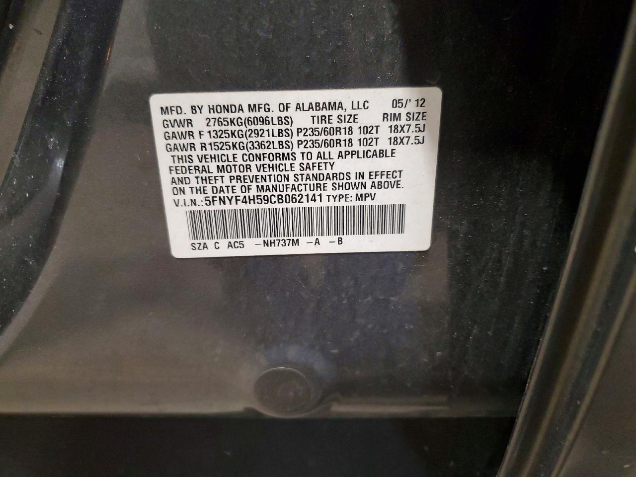 Honda Pilot Exl