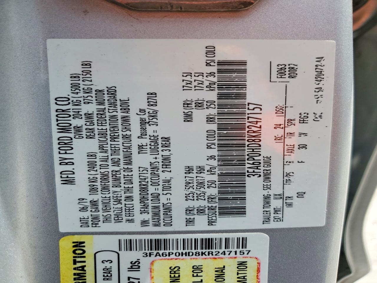 Ford Fusion Se