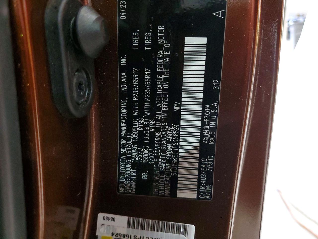 Toyota Sienna Xle