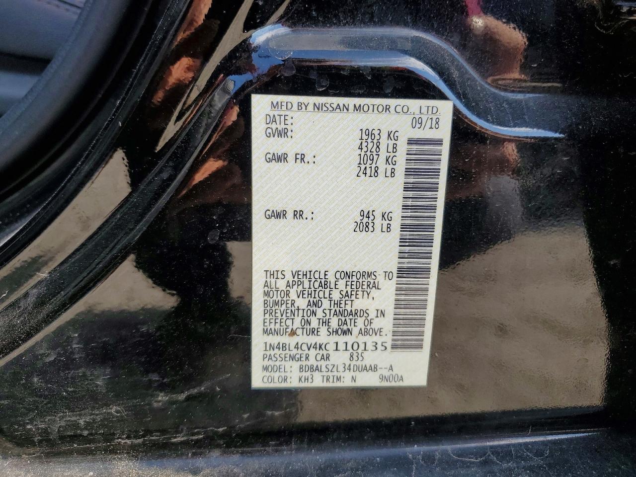 Nissan Altima Sr