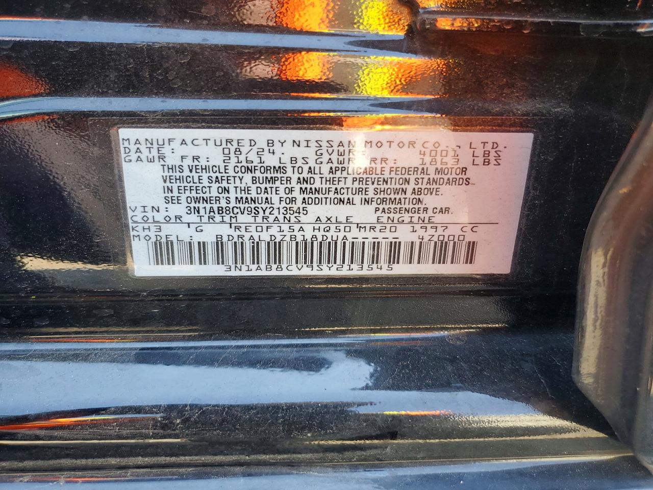 Nissan Sentra Sv
