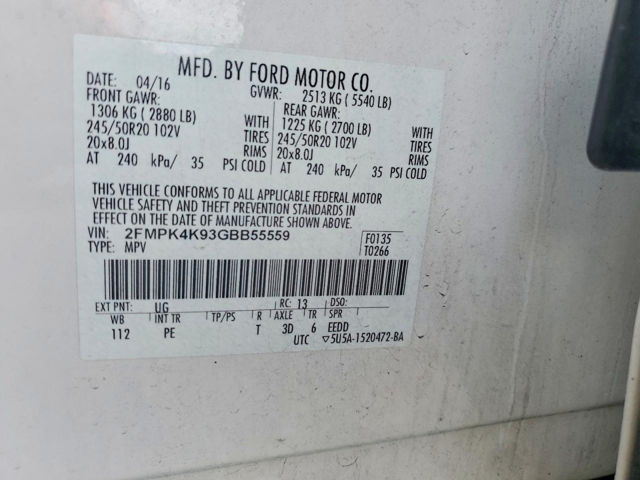 Ford Edge Titanium