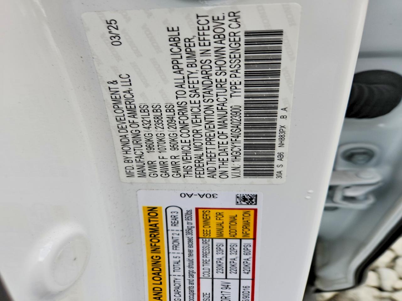 Honda Accord Se