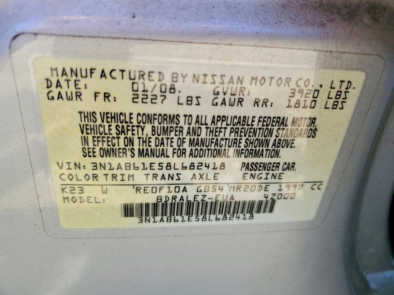 Nissan Sentra 2.0