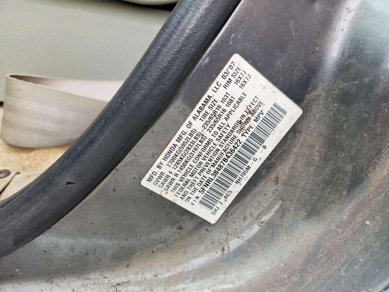 Honda Odyssey Ex