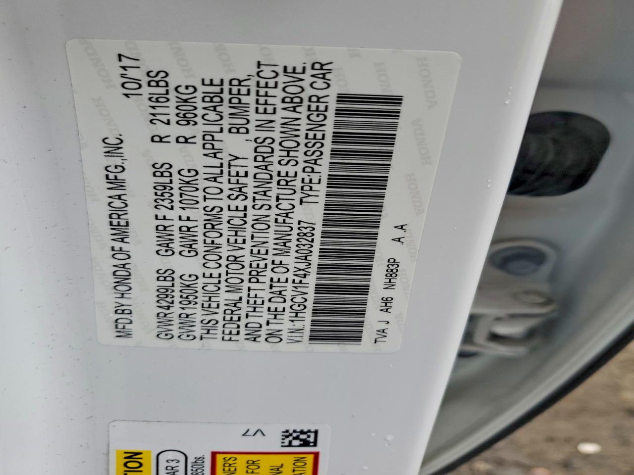 Honda Accord Ex
