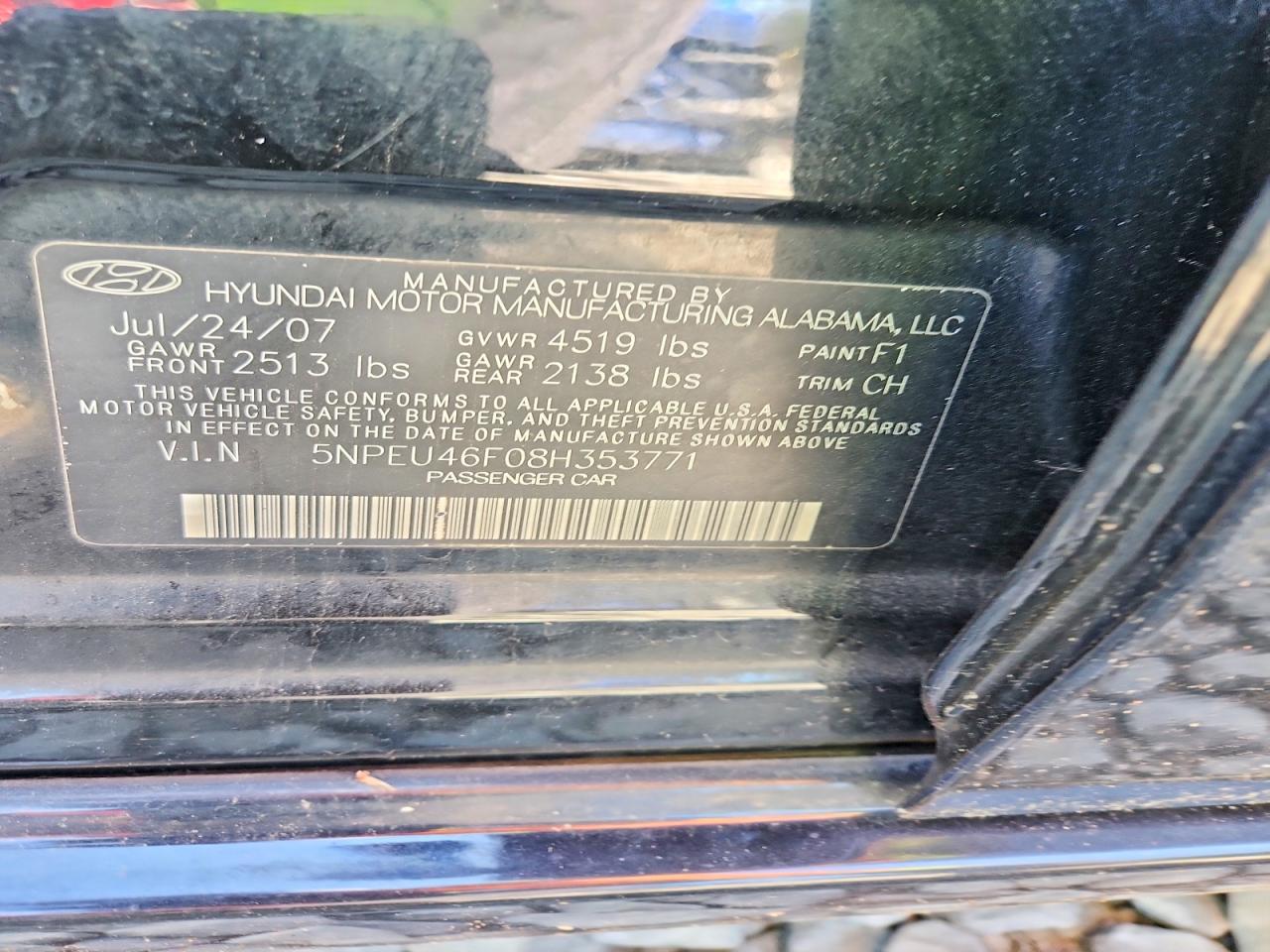 Hyundai SONATA Se V6