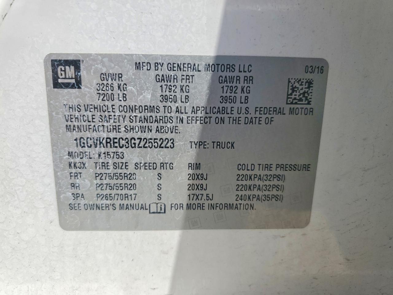 Chevrolet Silverado K1500 Lt