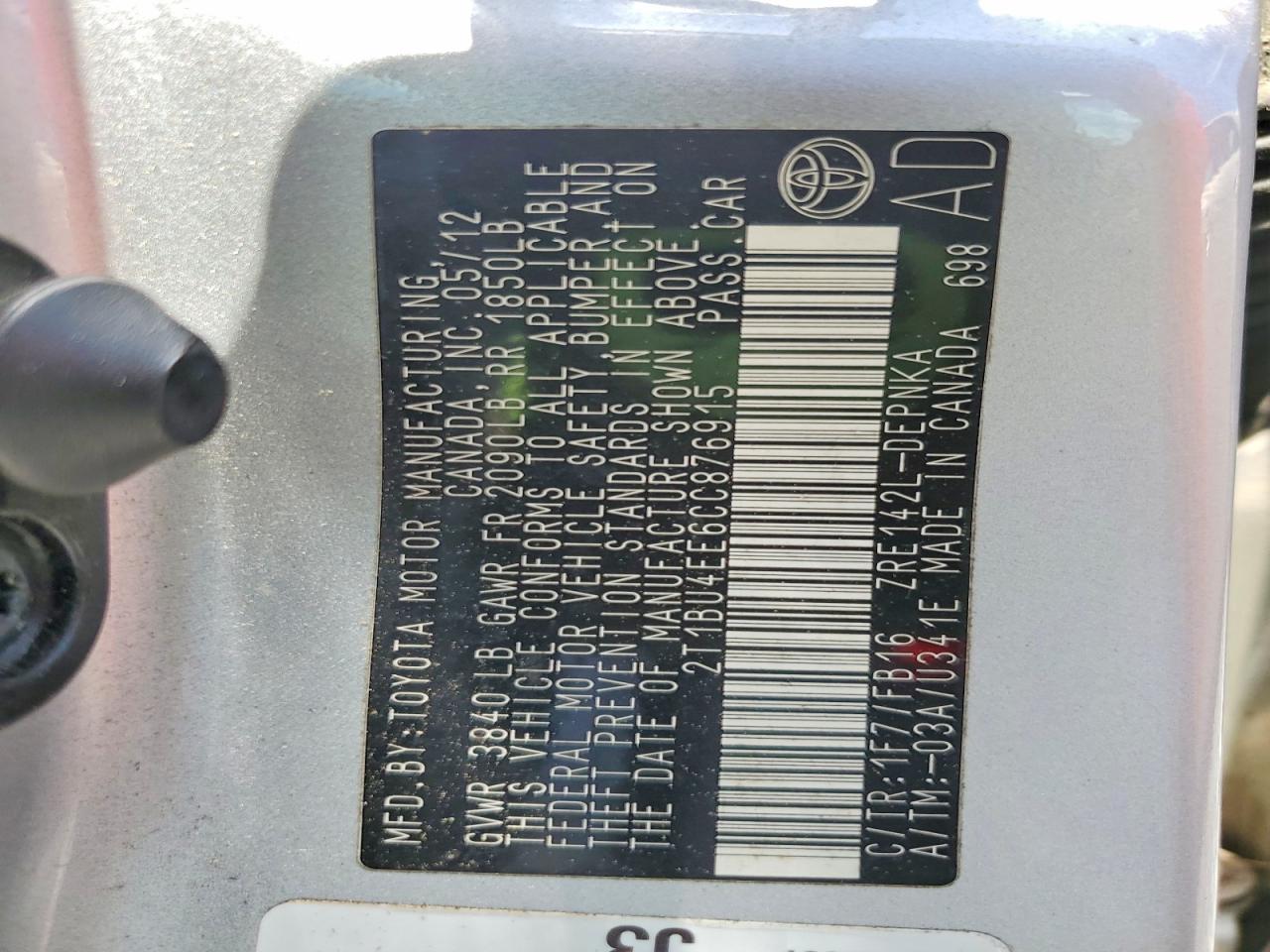 Toyota Corolla Le