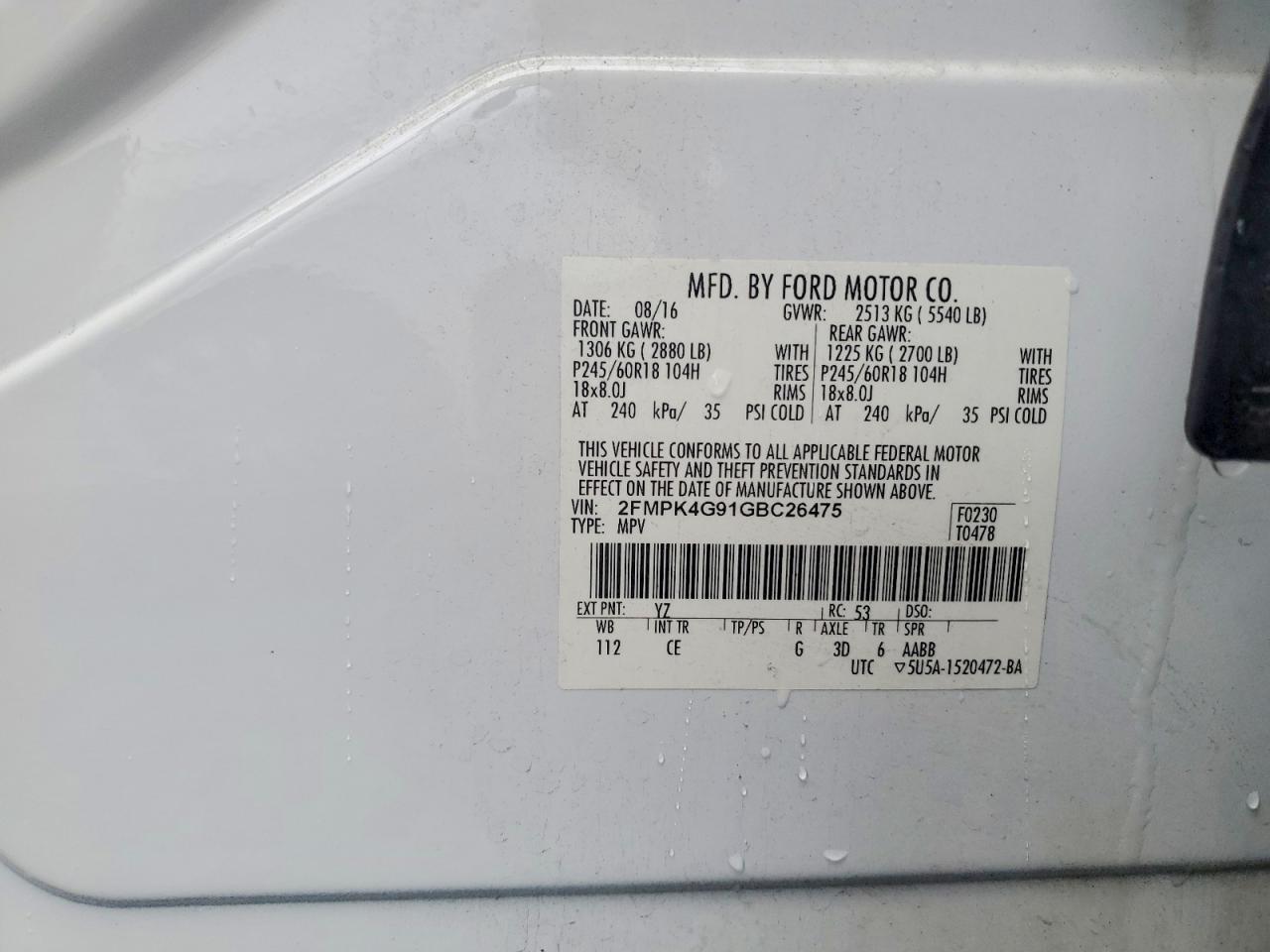 Ford Edge Se
