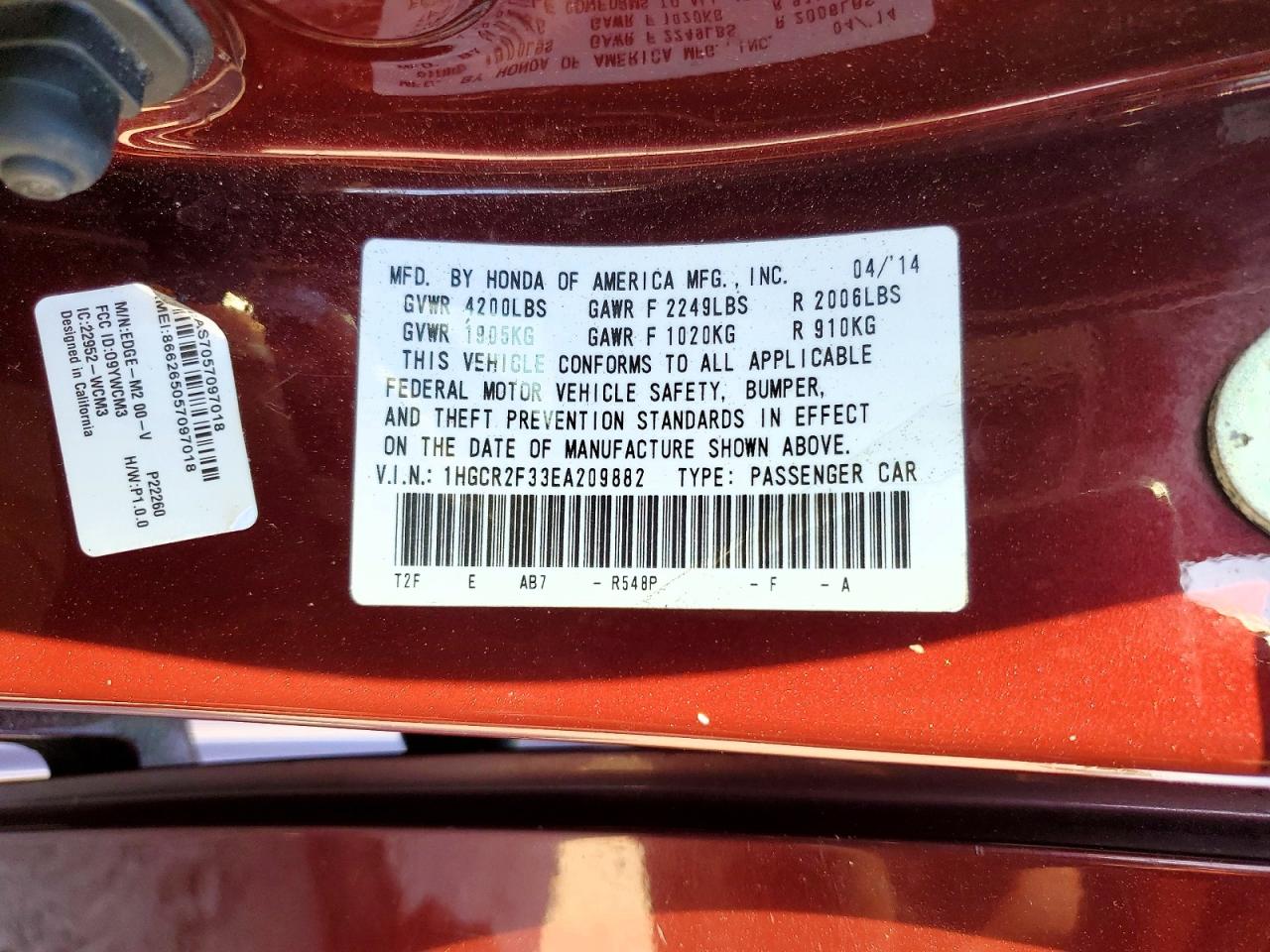 Honda Accord Lx