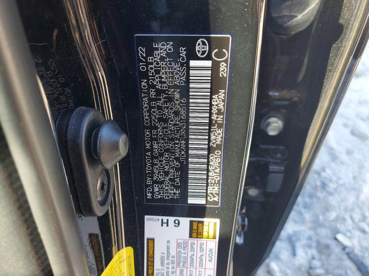 Toyota Prius Nightshade
