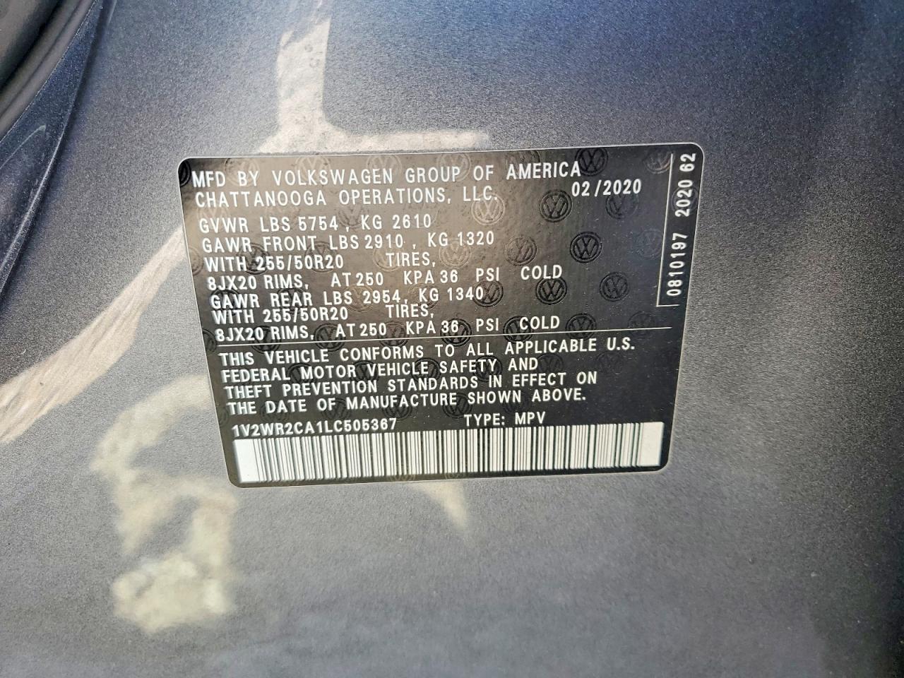Volkswagen Atlas Se