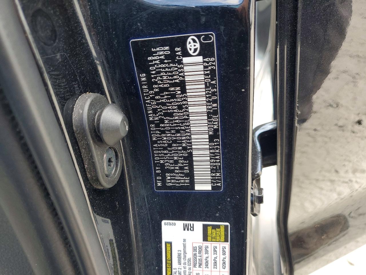 Toyota Corolla Le