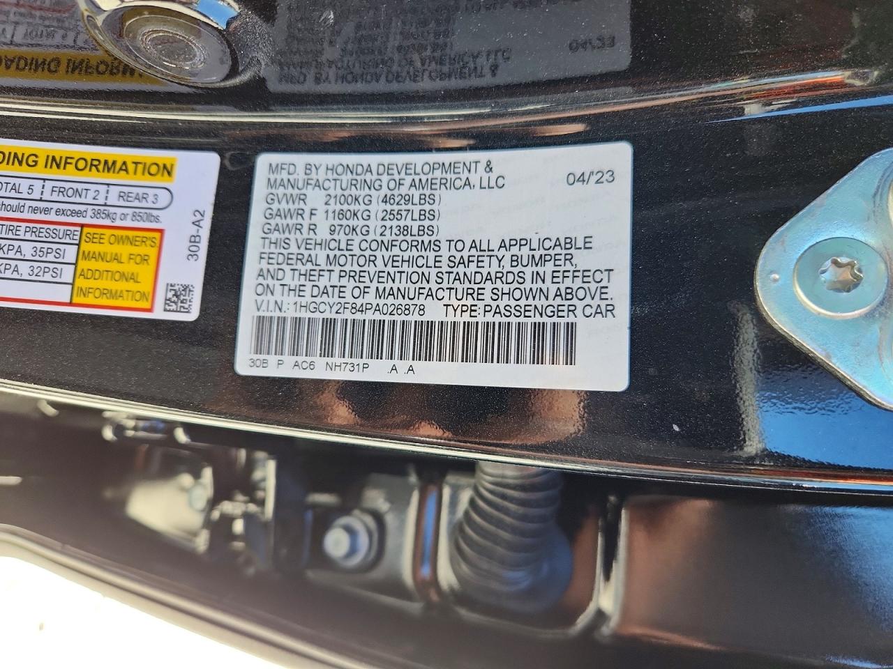 Honda Accord Touring Hybrid
