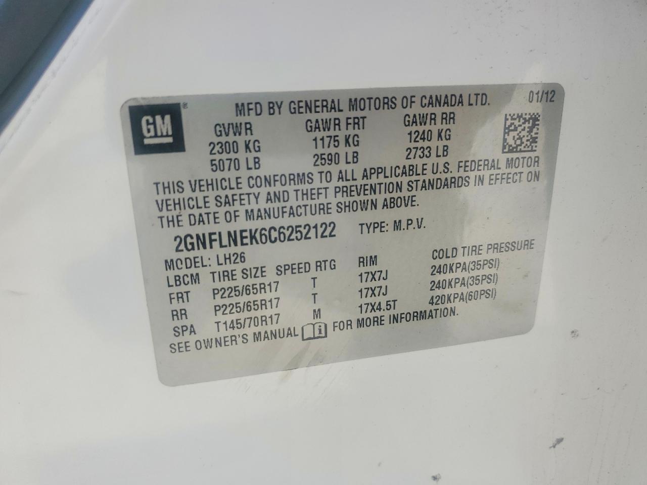 Chevrolet Equinox Lt