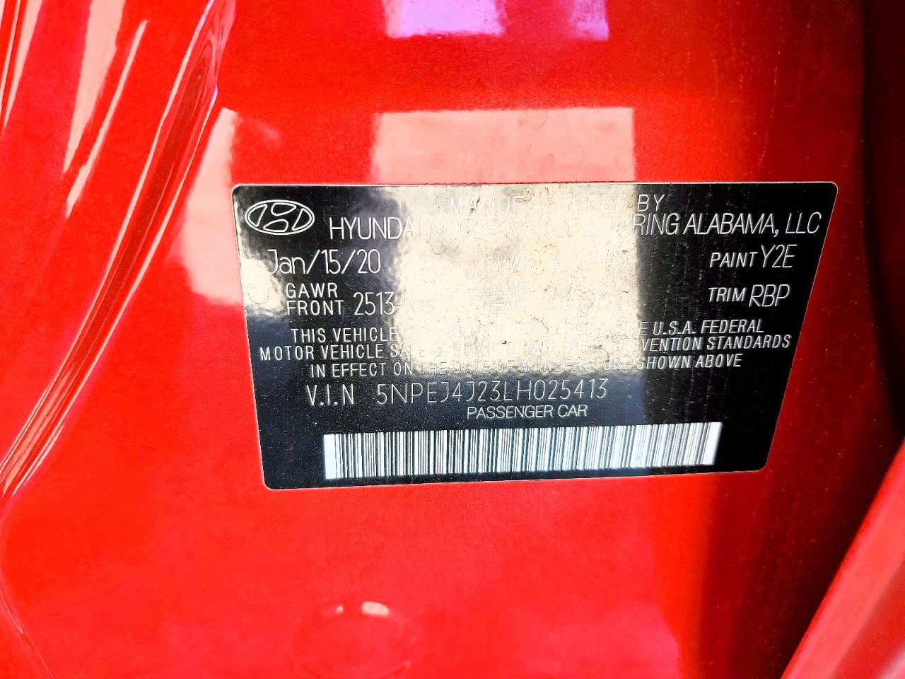 Hyundai SONATA Sel Plus