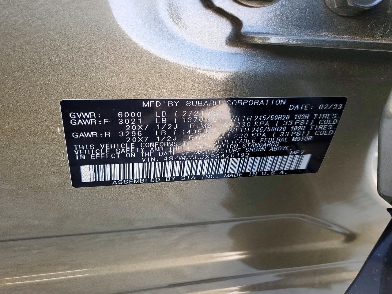 Subaru Ascent Limited