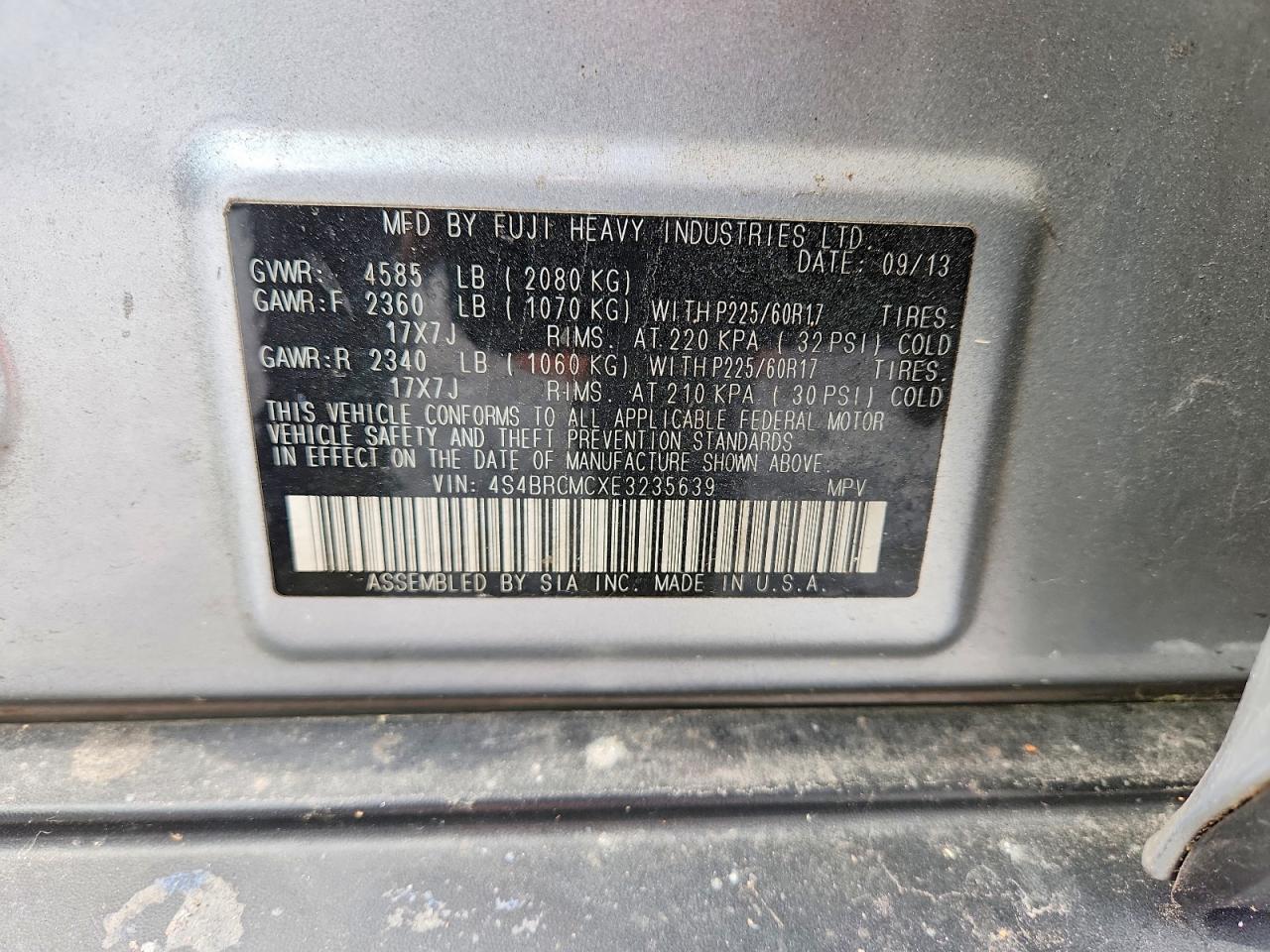 Subaru Outback 2.5i Limited