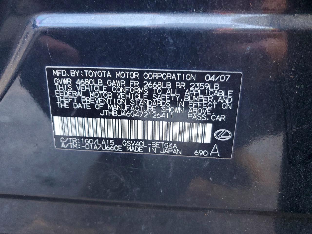 Lexus Es 350