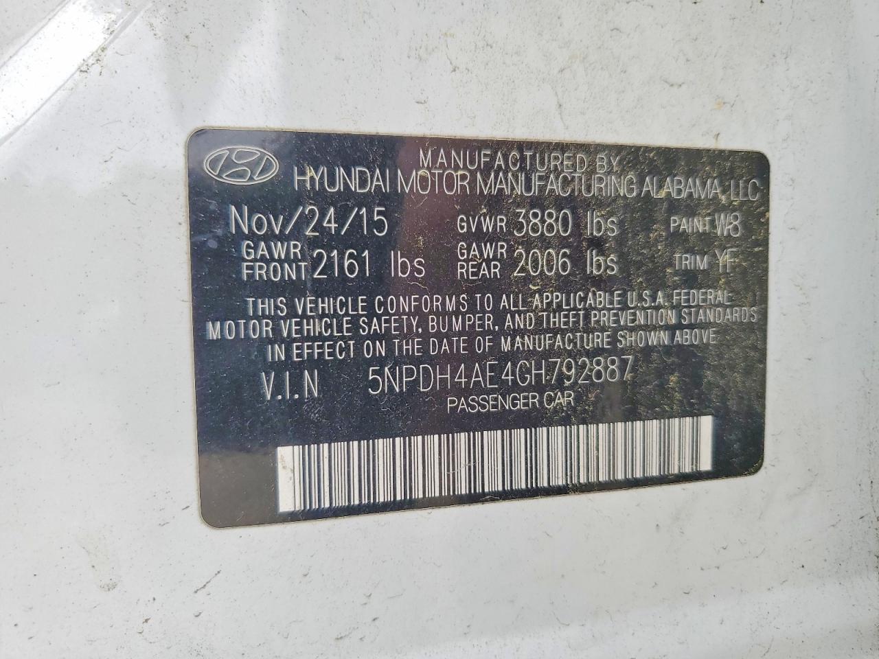 Hyundai ELANTRA Se