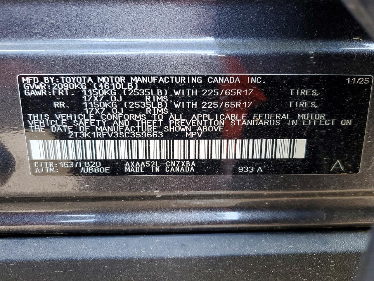 Toyota RAV4 Le