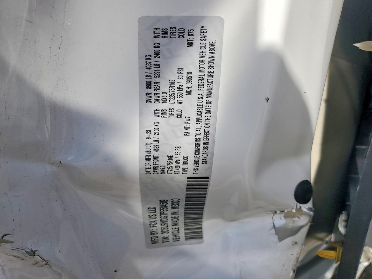 Ram Promaster 2500 High