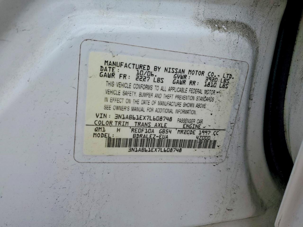 Nissan Sentra 2.0